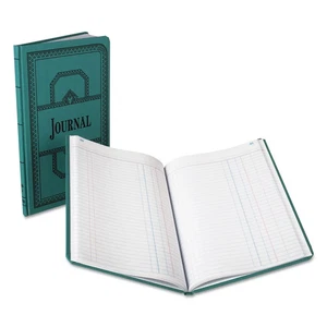 Boorum & Pease Record/Account Book Journal Rule Blue 150 Pages 12 1/8 x 7 5/8 - Picture 1 of 6