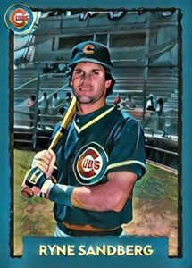 Ryne Sandberg Custom Art Baseball Card "read description"
