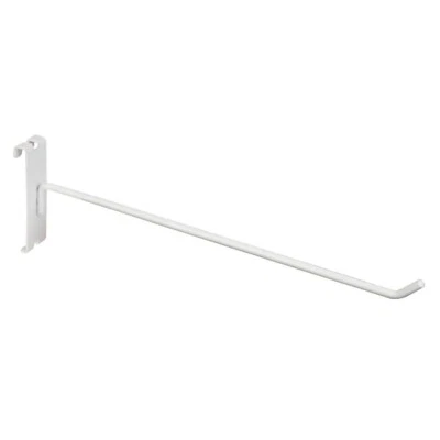 12" Gridwall Hooks White Hooks For Grid Panel Displays - Image 1 of 3