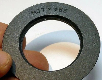 37mm to 55mm Filter ring screw in one side threaded (plastic ring only) - Image 1 of 4