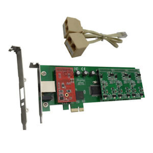 TDM410E 1FXO  3FXS Asterisk card Low profile PCI express card support elastix