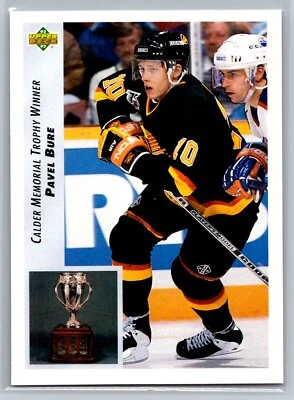 Pavel Bure 1992-93 Upper Deck Calder Trophy HOCKEY #431 Vancouver Canucks HOF - Image 1 of 2