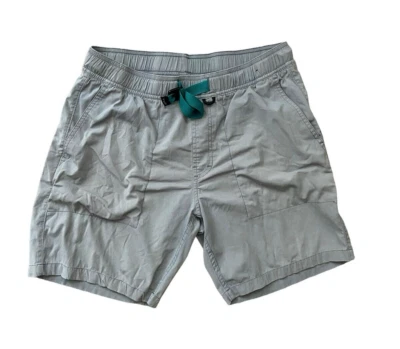 Pantalones cortos elásticos híbridos RVCA Civic para hombre M gris claro con cinturón elásticos 7" ins Foto 1 de 4