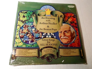 LP Soirée Arthur Fiedler Boston pops Noël toutes saisons Neuf Scellé Trevose - Photo 1/10
