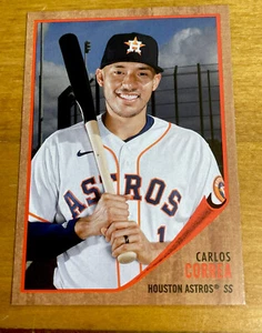 Carlos Correa 2021 Topps Archives 1962 Frontera Roja/75 ENVÍO GRATUITO - Imagen 1 de 3