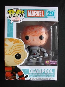 Pop! Marvel - Deadpool Unmasked (Grey Version) Vinyl Bobble-head - Damaged Box - Picture 1 of 6