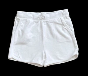 Cabana CROWN & IVY Girls Youth Size XL White Pull On Stretch Rib Lounge Shorts - Picture 1 of 7