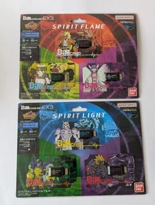 Digimon Frontier Vital Bracelet DIM Card Set EX3 Spirit Flame & Spirit Light 2 - Bild 1 von 6