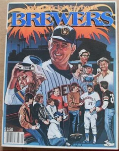1985 Milwaukee Brewers Official Yearbook Yount Molitor FN+ - Picture 1 of 1