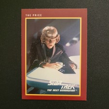 TOPPS Star Trek Next Generation (1991) #190 "The Price" Trading Card STNG