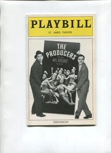 Vintage Broadway Playbill 2003 I PRODUTTORI Mel Brooks BRAD OSCAR ROGER BART - Foto 1 di 2