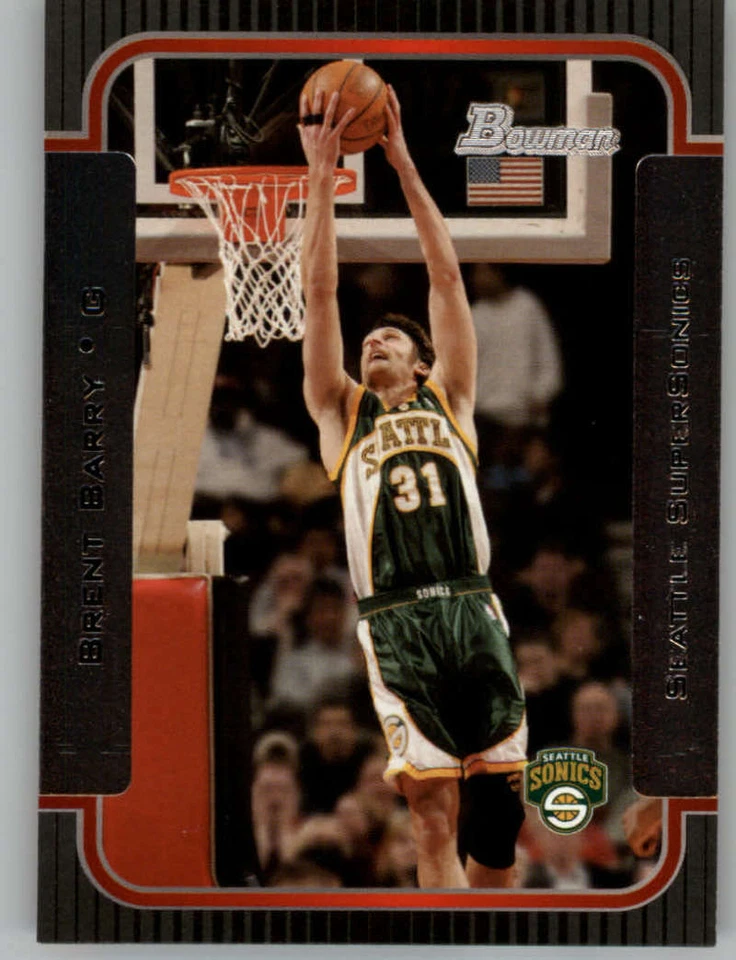 2003-04 Bowman Chrome #29 Brent Barry  - Image 1 of 1