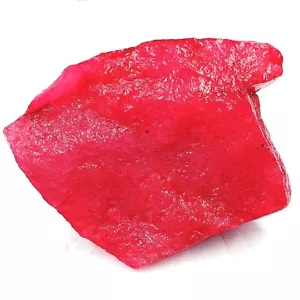 DYED 1000.00 Ct Red Ruby Uncut Rough EGL Certified Loose Gemstone R - Picture 1 of 6