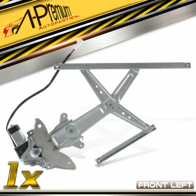 Regulador de ventana con motor 2 pines delantero izquierdo para Toyota Tercel 1995-1998 sedán Foto 1 de 4