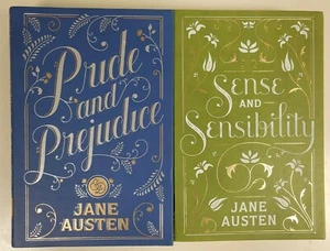 PRIDE AND PREJUDICE, SENSE AND SENSIBILITY ~Jane Austen 2 Flexibound ~BRAND NEW~ - Picture 1 of 2