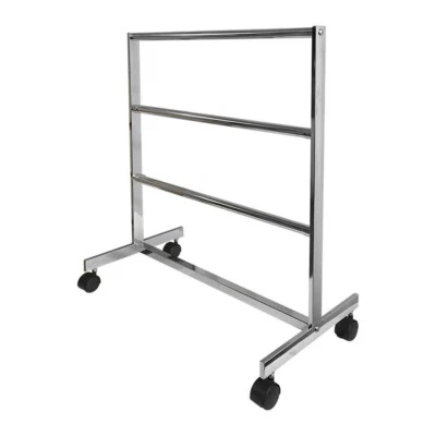 31-1/2''L x 15'"W Acabado Cromo 3 Barras Perchero Perchero Accesorio Minorista Foto 1 de 4