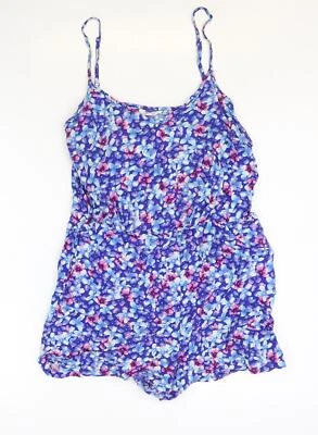 Suéter de una pieza para mujer Papaya azul floral viscosa talla 12 Foto 1 de 4
