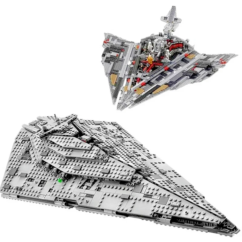 Juego de bloques de construcción Star Wars First Order Star Destroyer - 1416 piezas Foto 1 de 4