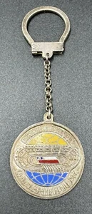 Chile Jules Rimet 1962 Soccer World Cup Recuerdo De Chile Key Chain 3.75” HTF - Picture 1 of 15