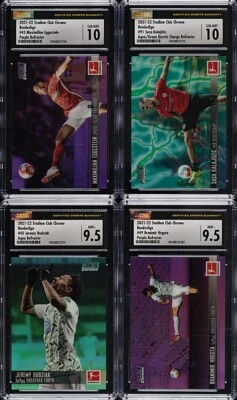 2021-22 Topps Stadium Club Cromo Bundesliga - Lote Clasificado (4)- CSG 10s y 9.5s Foto 1 de 2