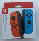 Offizielles Nintendo Switch Joy-Con Controller Paar - links rot + rechts blau + Riemen