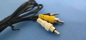 Lot 10 Male Mini plug Jack 3.5mm 1/8" TO 2 RCA Stereo Phono Audio Speaker Cable - Picture 1 of 7