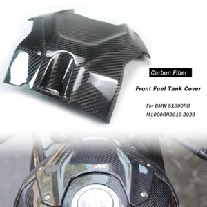 For BMW S1000RR M1000RR 2019-2023 Carbon Fiber Front Fuel Tank Cover - Picture 1 of 5