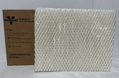 Paquete de 2 filtros de mecha Vornado MD1-0034BB-A 1" NUEVO EN CAJA. ¡Respira fácil! Foto 1 de 4