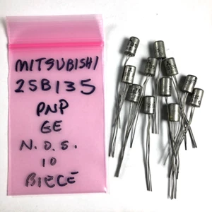 New MITSUBISHI 2SB135 NOS Germanium PNP Lot 10 transistor for fuzz guitar pedal - Picture 1 of 3