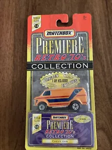Matchbox Premiere Collection Retro 70s Chevy Van - Picture 1 of 2