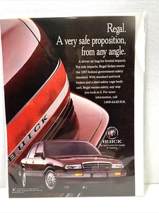 Anuncio impreso vintage 1993 Buick Regal Car revista genuina anuncio efímero - Imagen 1 de 4