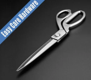 10.5" Silver Tailor Scissors Dressmaking Sewing Cutting Trimming Fabric Sharp - Picture 1 of 11