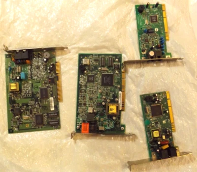 3 PCI Modems and 1 LiteOn Technology SF-1156HV/T3 ISA Modem - Image 1 of 4