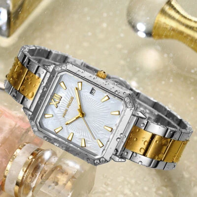 Reloj pulsera luminoso esfera rectangular MINI FOCUS para mujer Foto 1 de 4