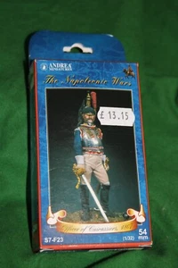 ANDREA MINIATURAS OFICIAL NAPOLEÓNICO DE CORACEROS 54 MM METAL #S7-F23 - Imagen 1 de 1