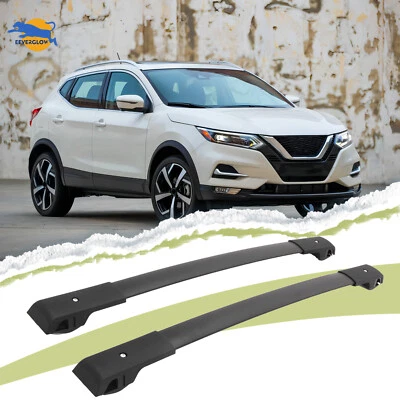 2 barras transversales riel portaequipajes de techo para equipaje Nissan Rogue Sport 2017-2022 Foto 1 de 4