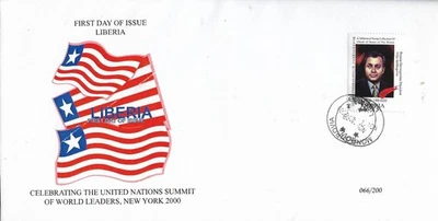 Liberia 1999 Rare FDC Bosnia Herzegovina President Alija Izetbegovic MNH - Image 1 of 2