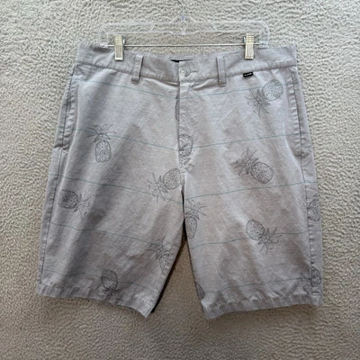 Travis Mathew Golf Shorts Mens 36 Gray Tropical Performance Stretch Preppy - Image 1 of 4