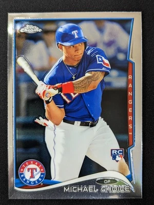 Michael Choice RC Texas Rangers Topps Chrome #88 2014 Foto 1 de 2