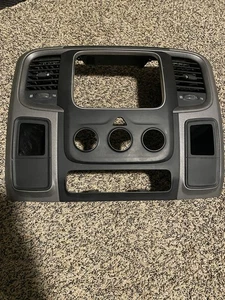 13-18 DODGE RAM radio climate control dash bezel trim vent - Picture 1 of 8