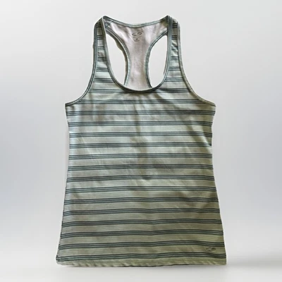 Camiseta sin mangas C9 by CHAMPION para mujer a rayas azul blanco espalda deportiva talla mediana Foto 1 de 4