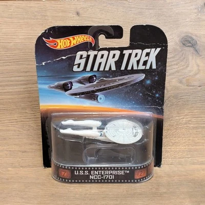 2013 Hot Wheels Retro Entertainment Star Trek EUA Enterprise NCC-1701 - Imagem 1 de 3