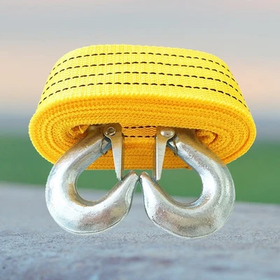  2 cuerdas de remolque para automóviles correas de transporte de vehículos remolque automotriz - Imagen 1 de 4