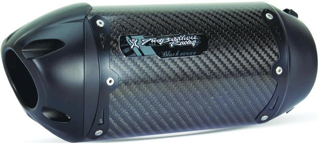 Silenciador sin cordones Two Brothers S1R 3K fibra de carbono/negro para Kawasaki Ninja ZX-6R Foto 1 de 1