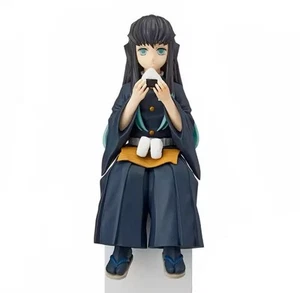 Demon Slayer Muichiro Tokito Figure Model Toy PVC Doll Onigiri Noodle Stopper - Picture 1 of 1