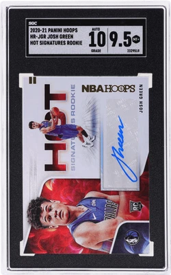 2020 Hoops Josh Green Hot Auto Rookie #27 SGC 9.5/10 Rookie RC - Image 1 of 2