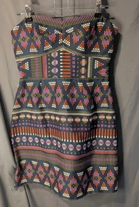 Hutch Woman's 6 Dress Tube Abstract Pattern  - Picture 1 of 4