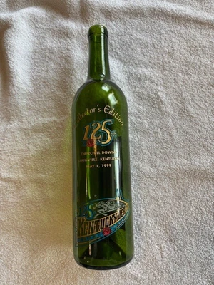 125th Kentucky Derby Wine Bottle - Image 1 of 2