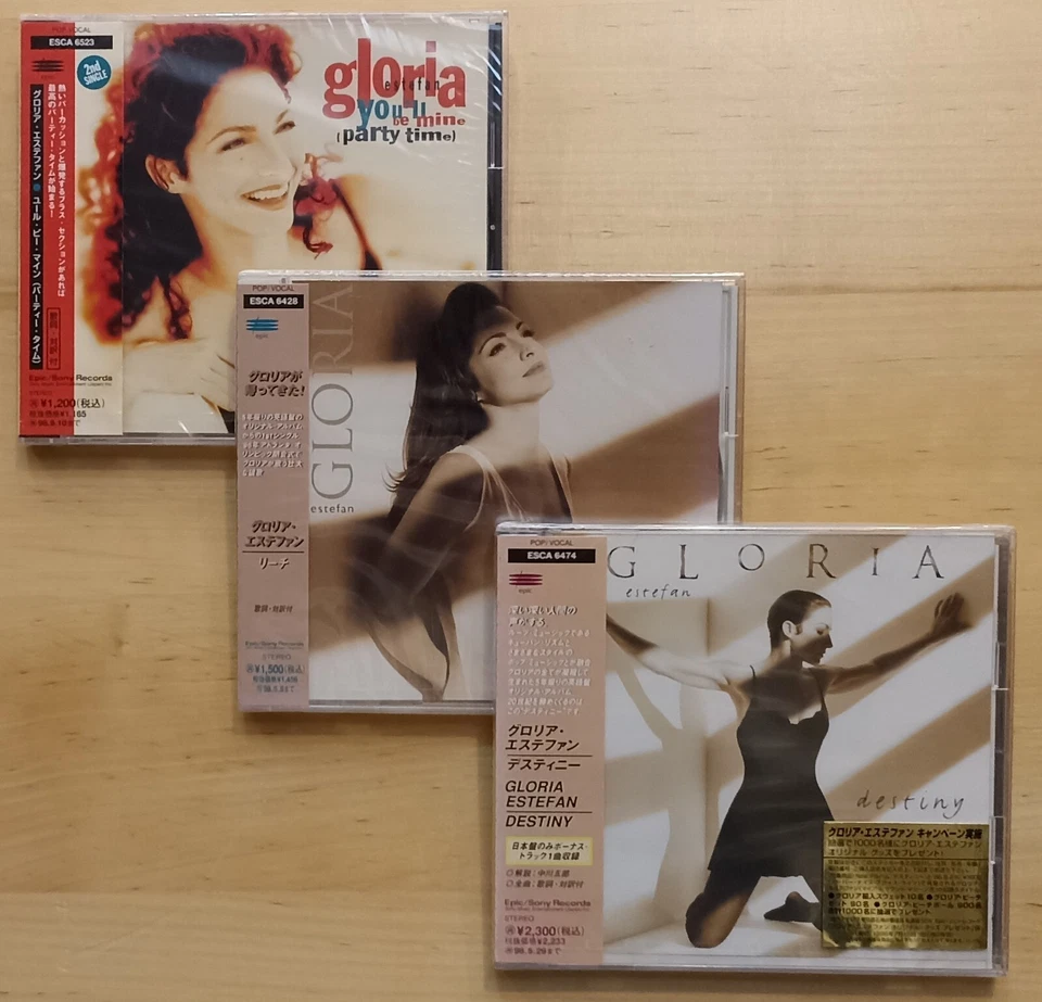 Gloria Estefan–set 3xCD  Destiny ,Reach,  You'll Be Mine,   NEW Promo JAPAN - Bild 1 von 2