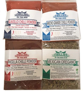 Holy Trinity Chilli Powder Pack - CHILLIESontheWEB - Picture 1 of 1